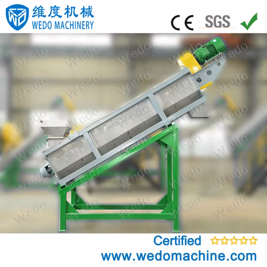 Waste Pet/HDPE/LLDPE/PP/Bottles Films Woven Bags Plastic Recycling Pelletizing/Granulator/Granulation/Flakes Scrap Crushing Washing/Squeezing Shredder Machine