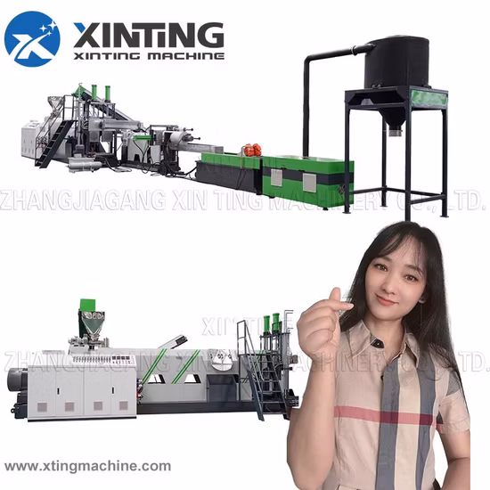 Отходы домашних животных/HDPE/LDPE/PP/PE Бутылки Пленки Тканые мешки Переработка пластика Гранулятор/гранулятор/грануляция/хлопья Дробление лома Мойка/сжатие Измельчитель